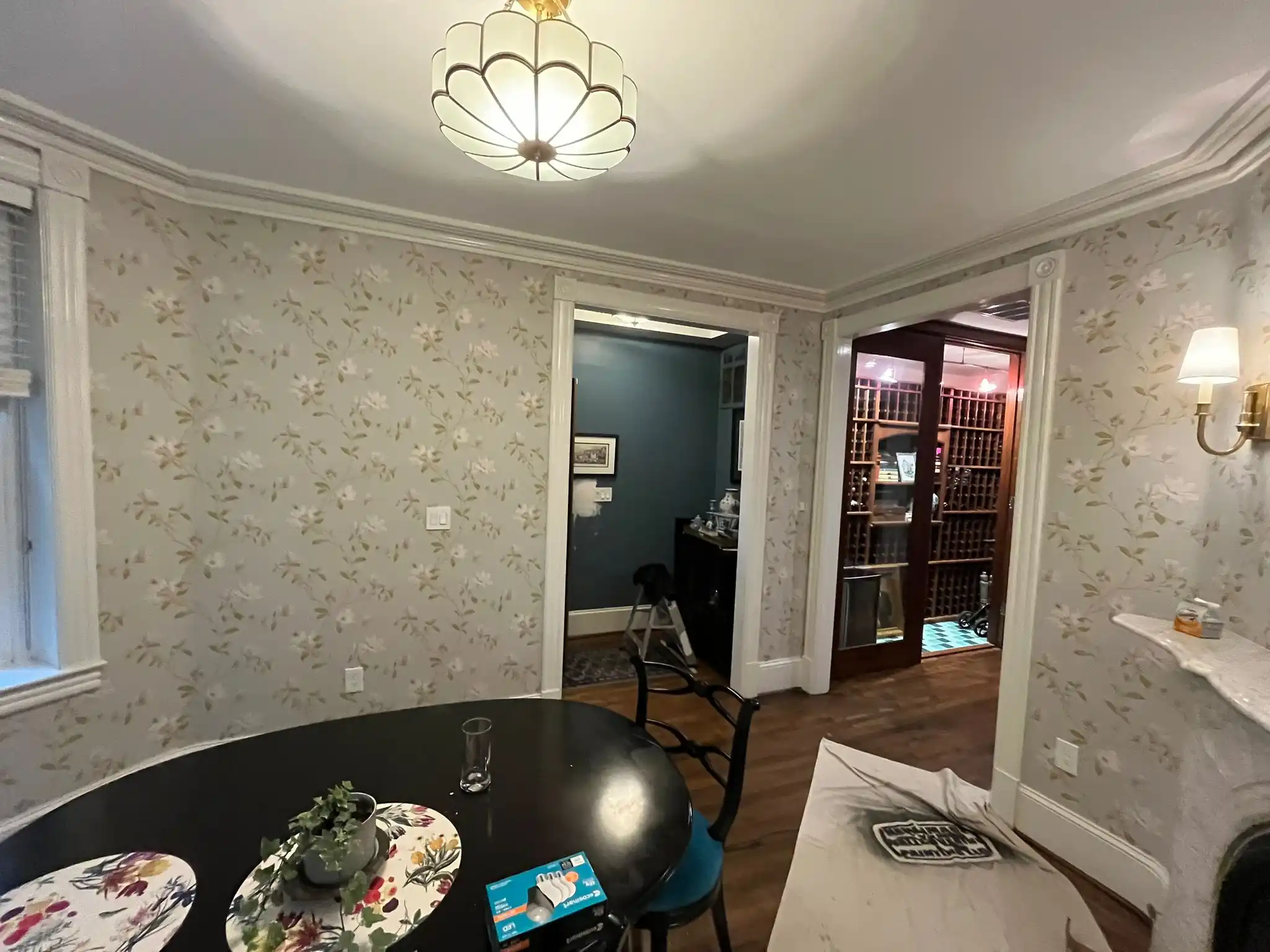 Professional wallpaper removal and wall preparation in Stone Oak, San Antonio